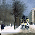 巴堤諾勒大道的雪景 The Snow Scene of Boulevard des Batignoles