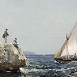 貝斯突恩海岸一景 La plage du Bestouan à Cassis et le cap Canaille