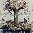 喇叭與花束 A Trumpet of Flowers and Fruit decorated with Garlands of Flowers
